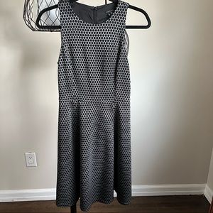 Theory Dress A Line Black Grey Size 0